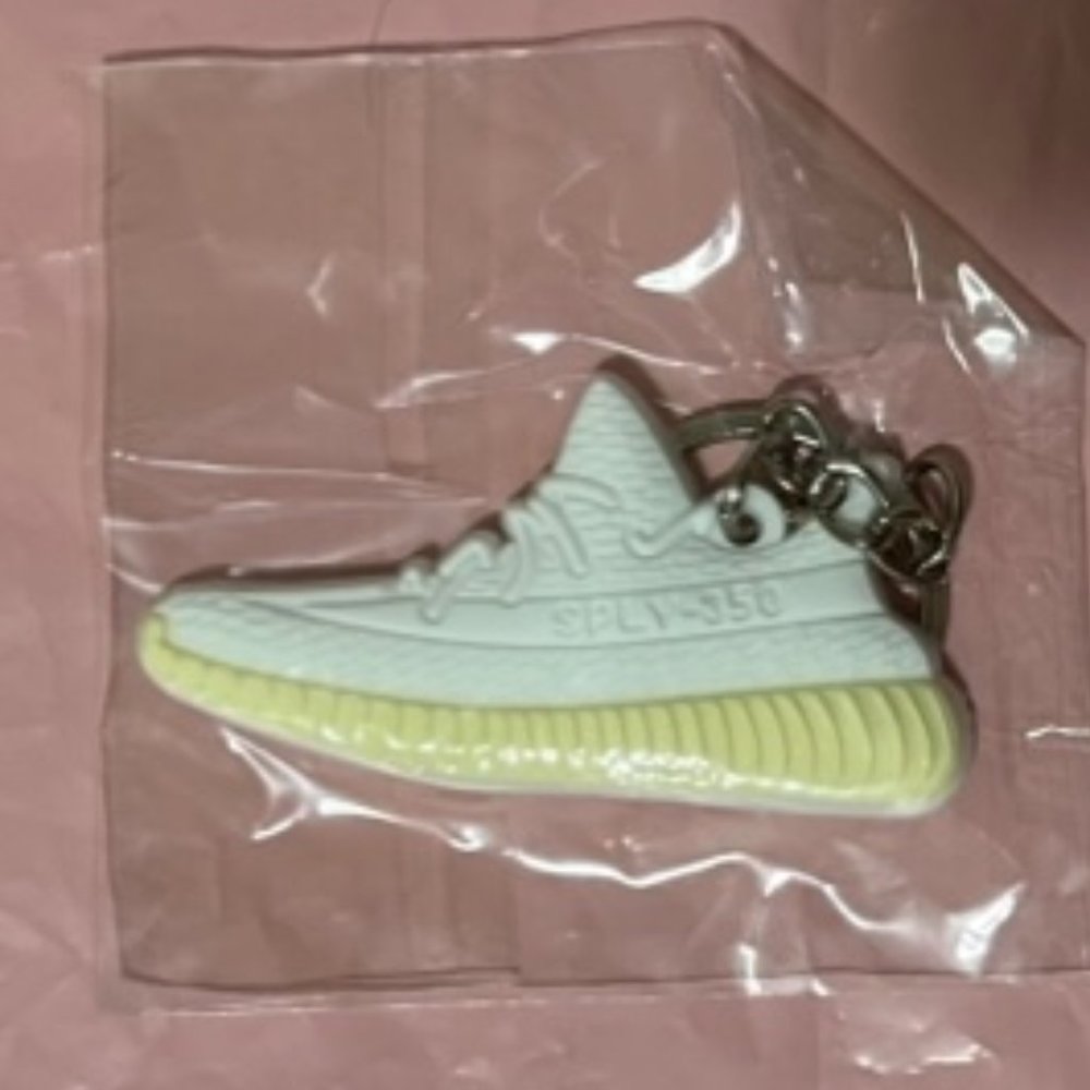 NEW- Yeezy White Sneaker Keychain